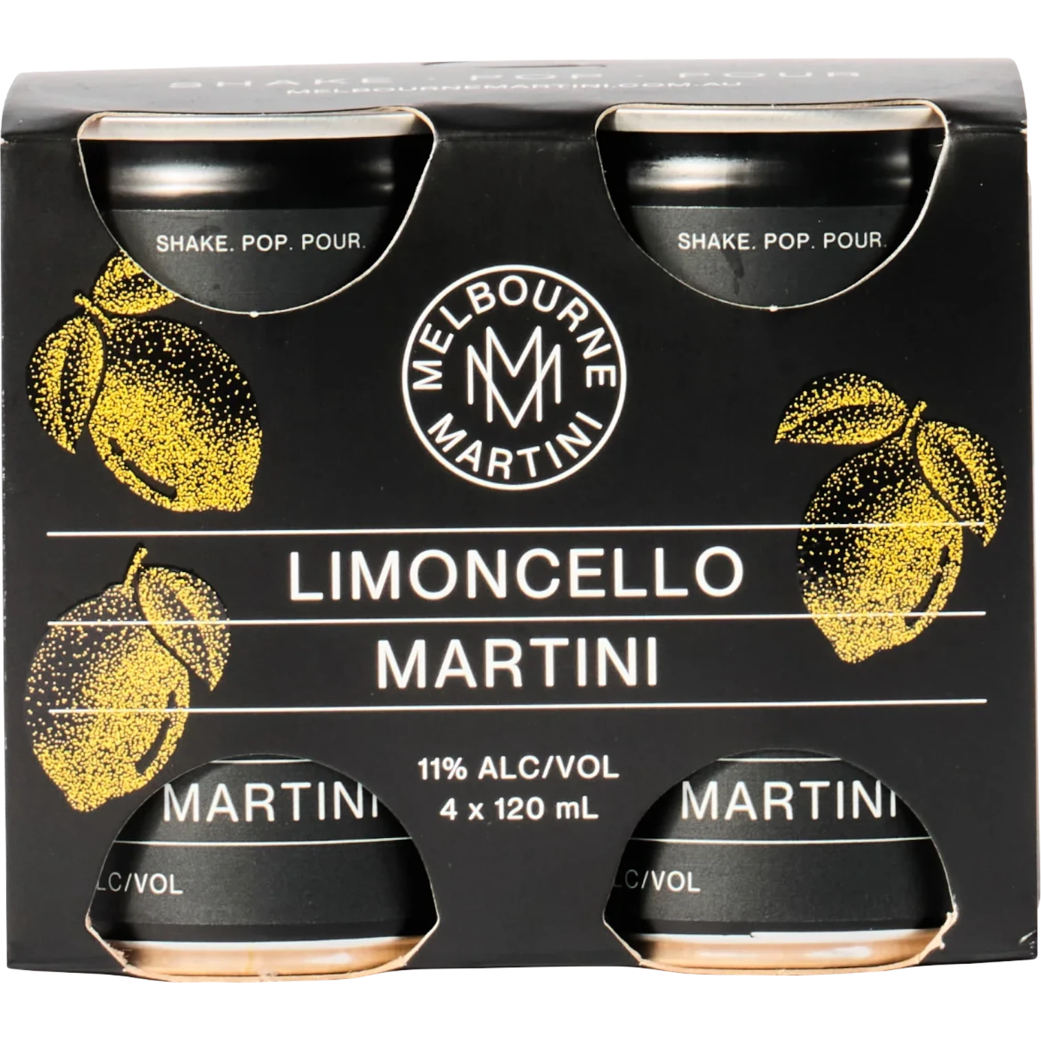 Melbourne Martini Limoncello Martini 11% Cans 120mL 4 Pack