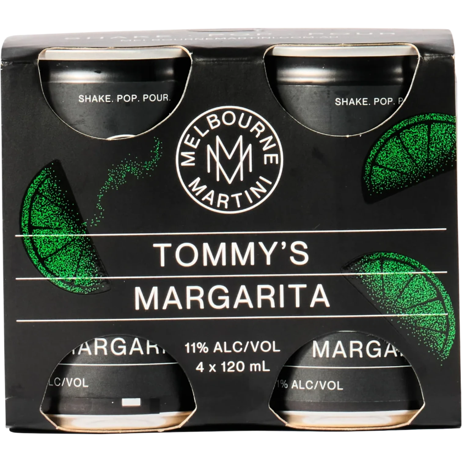 Melbourne Martini Tommy's Margarita 11% Cans 120mL 4 Pack