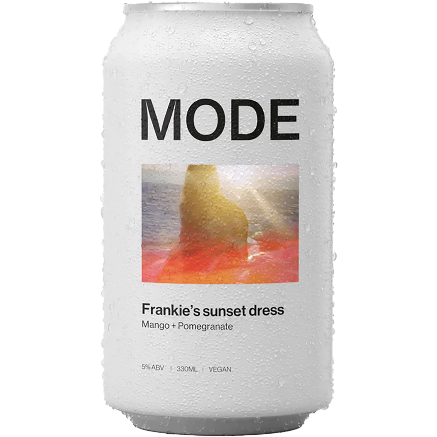 MODE Frankie's Sunset Dress Mango Pomegranate Seltzer Cans 330mL