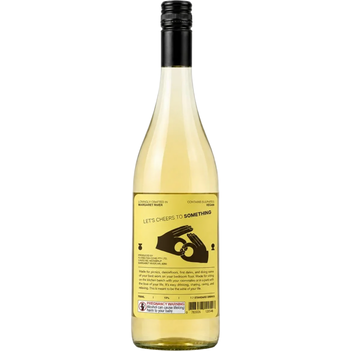 Something Wines Chardonnay 2025 750mL Back Label
