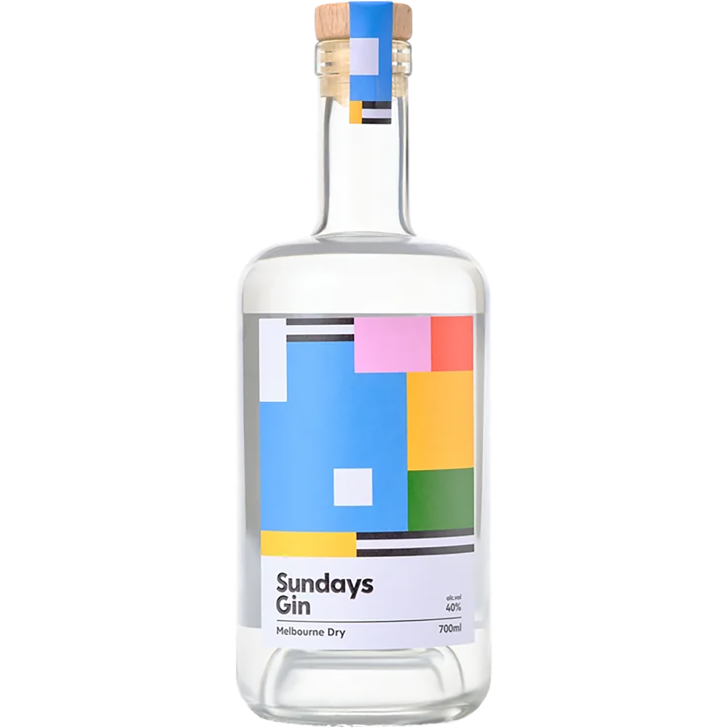 Sundays Distilling Melbourne Dry Gin 700mL