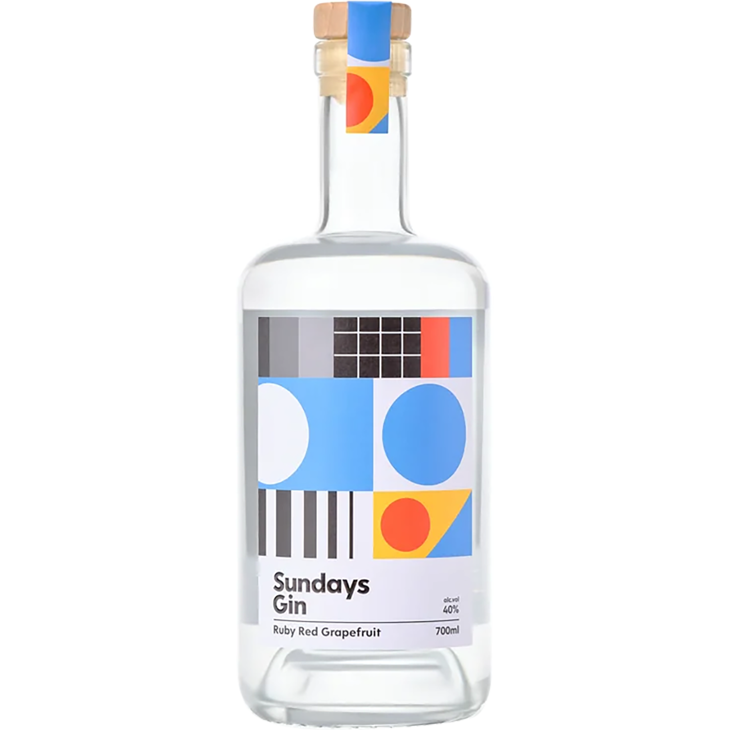 Sundays Distilling Ruby Red Grapefruit Gin 700mL