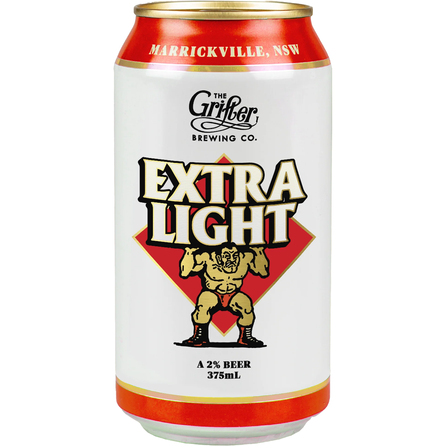 The Grifter Brewing Co Extra Light Lager Cans 375mL