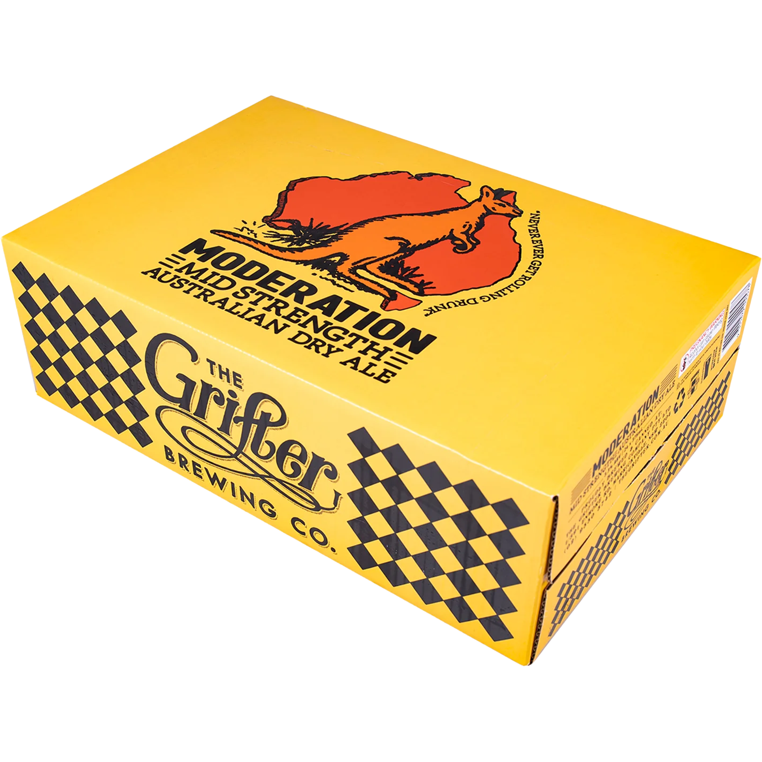 The Grifter Brewing Co Moderation Mid Strength Australian Dry Ale Cans 375mL