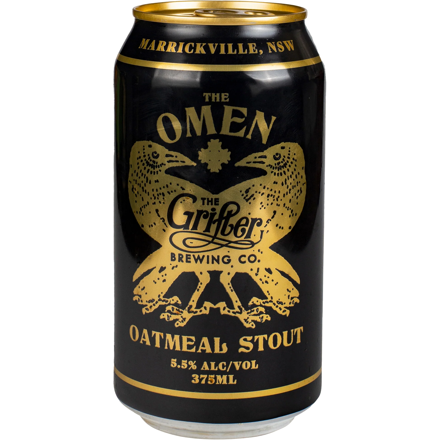The Grifter Brewing Co The Omen Oatmeal Stout Cans 375mL