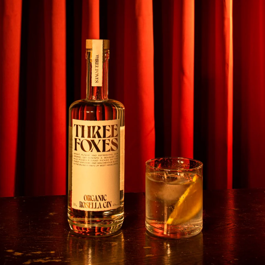 Three Foxes Organic Rosella Gin 700mL