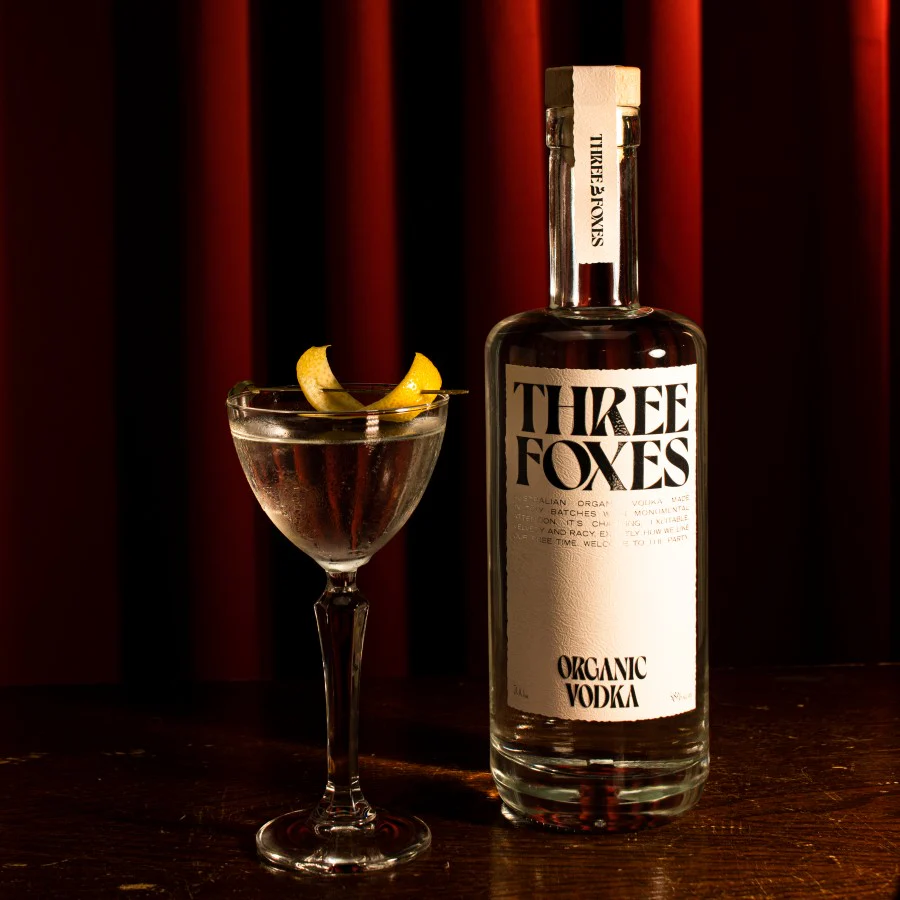 Three Foxes Organic Vodka 700mL