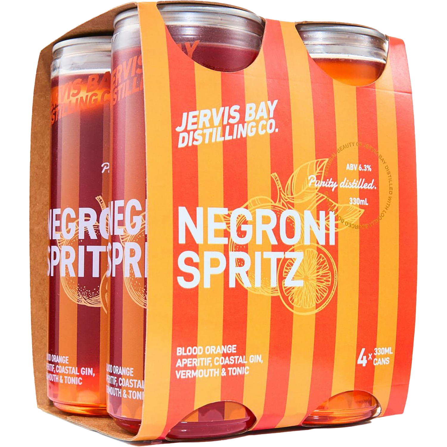 Jervis Bay Distilling Co Negroni Spritz Cans 330mL